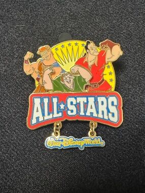 Disney All Stars Hercules Gaston Quasimodo pin